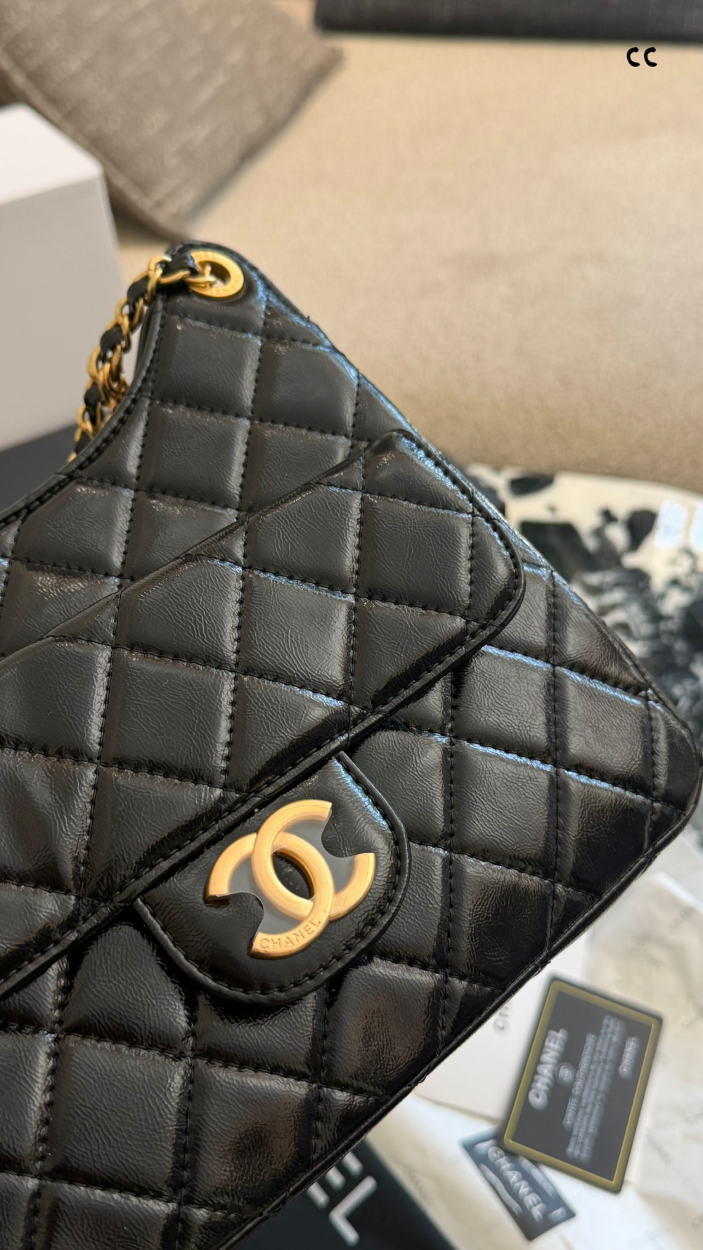 CEM394 New arrive fashion black white color bag for woman beautiful gift to choose 2 size