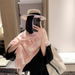 LEM548 new arrive  Hot sale black pink color fashion beautiful  scarf  for woman gift  to choose size 180*60cm