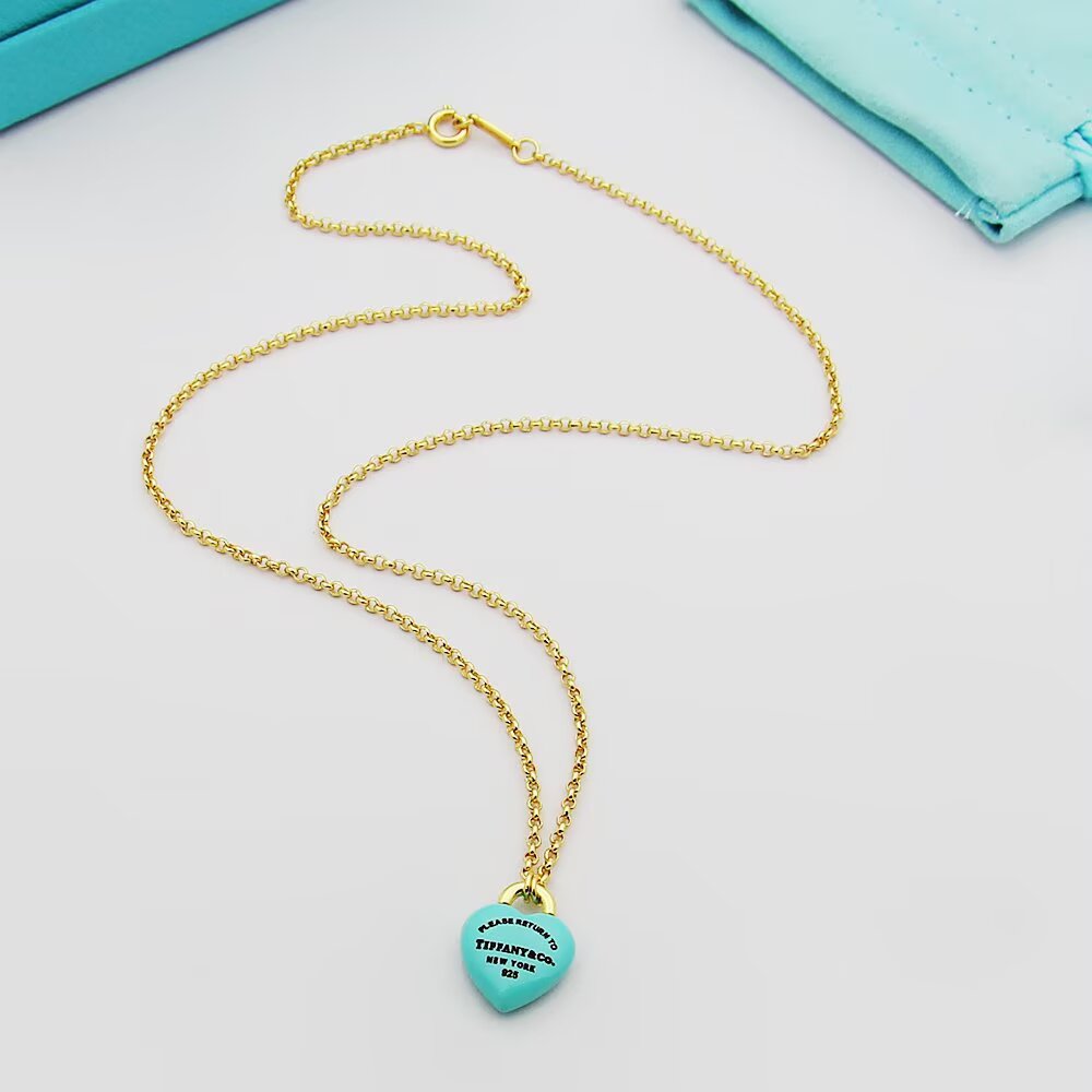TEM19 Necklaces Designer Returnto Necklace Sterling Silver 925 tifanyly And Co Selected Quality Minimalist Contemporary Style