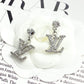 LEM393 New Arrive Fashion Gold Color  Full Diamond Earring  for Woman Jewelry Beautiful Jewelry To Choose Gift No with Box
