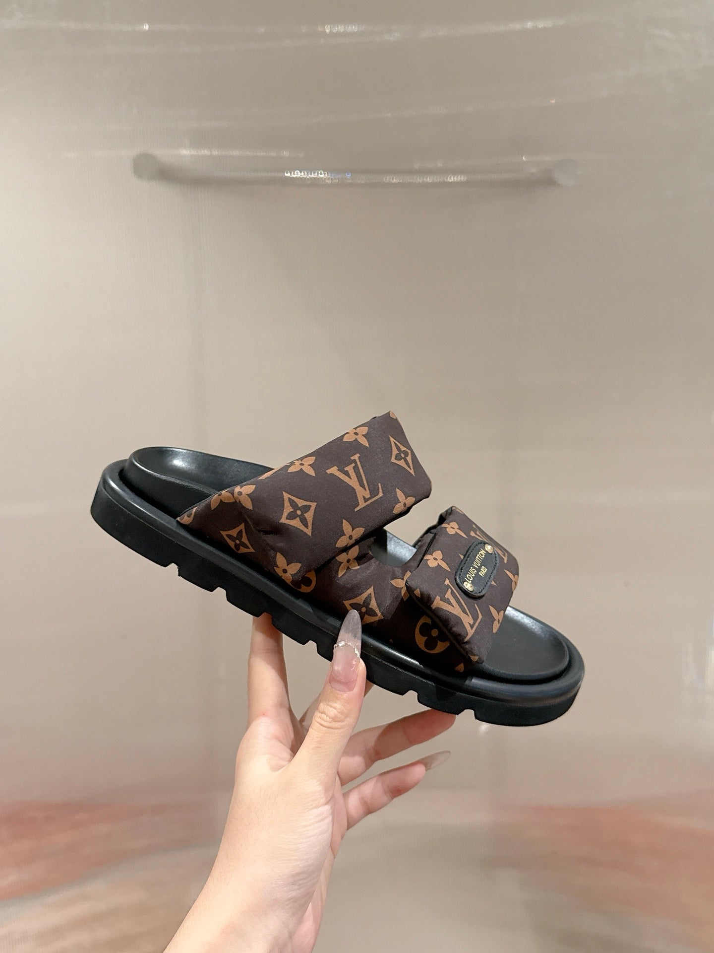 LEM453 Designer women Slippers sandals shoes for women mix color shoes high quality size 4.5cm