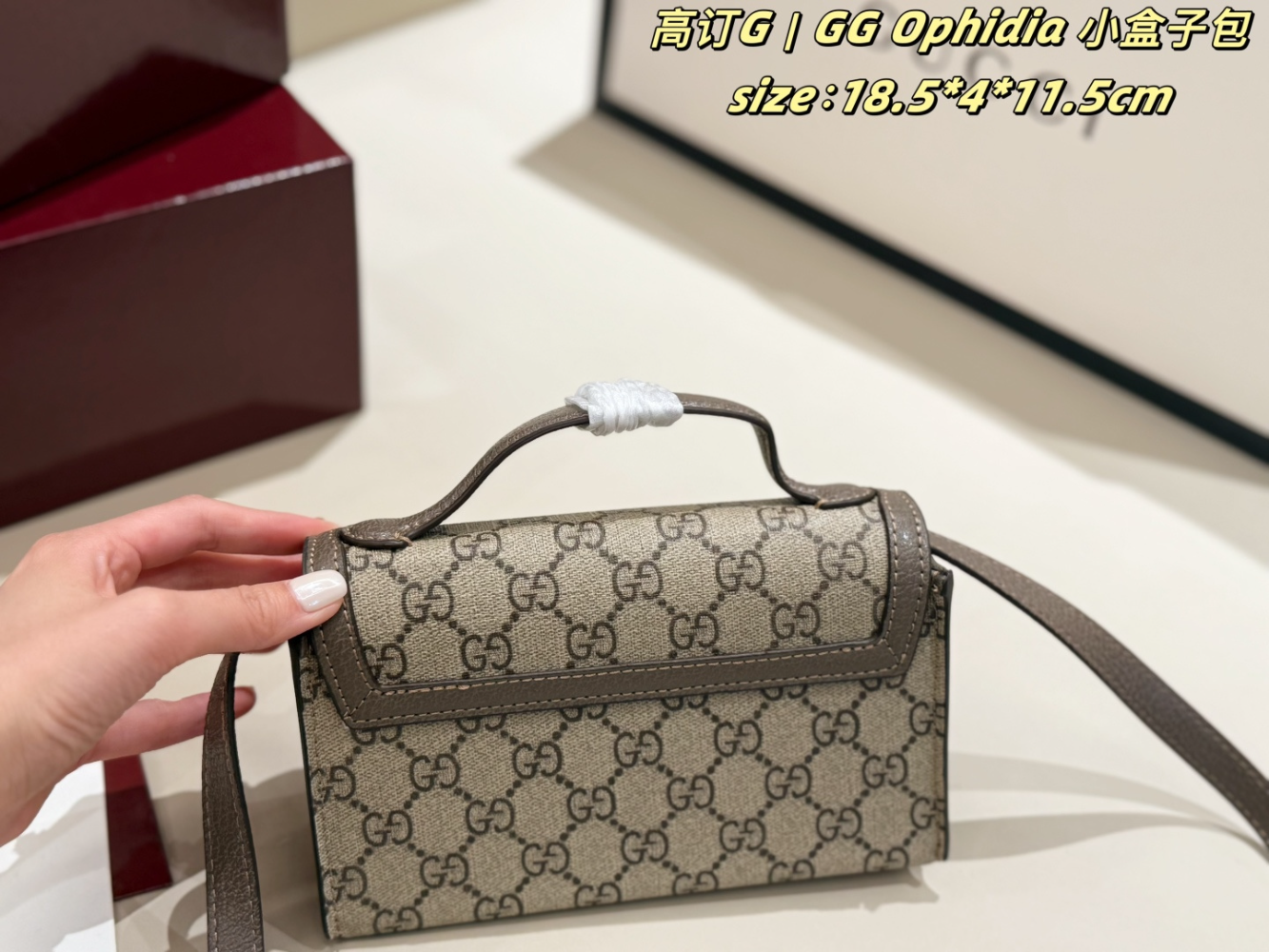 GEM159 New arrive fashion brown bag for woman hands bag beautiful gift to choose gift 18.5*4*11.5cm