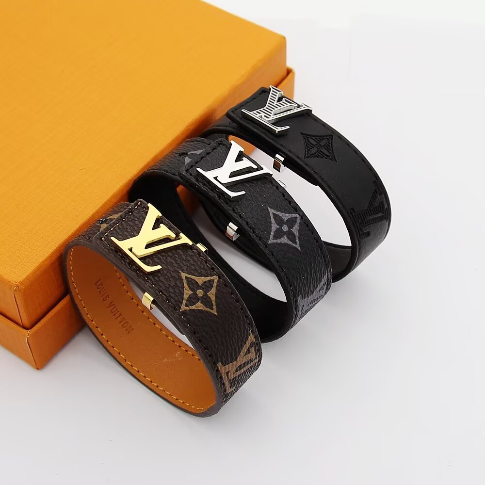 LEM263 Designers Mens Womens Bracelets Bangle Luxury Designer Jewelry Leather 18K Gold Plated Stainless steel Bracelet Womens Wedding Gifts