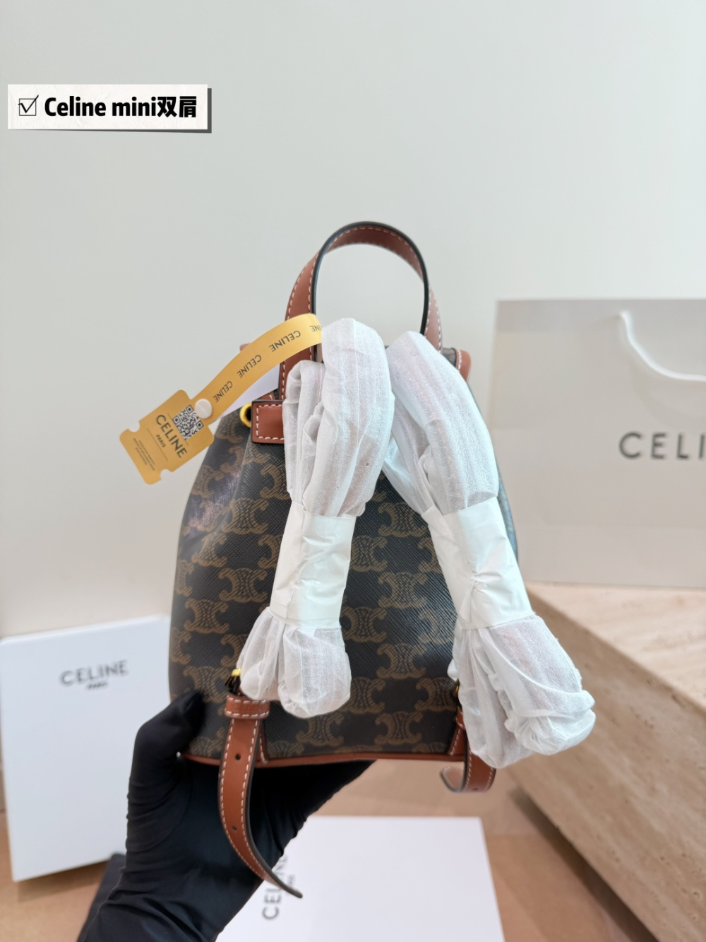 CLEM52 New arrive fashion brown bag for woman hands bag beautiful gift to choose gift  17*21cm