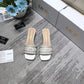 DEM308 New arrive fashion black and white  many color shose for woman beautiful Slippers gift to choose