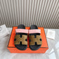 HEM101 Designer women Slippers sandals shoes for women mix color shoes high quality size 35 to 42