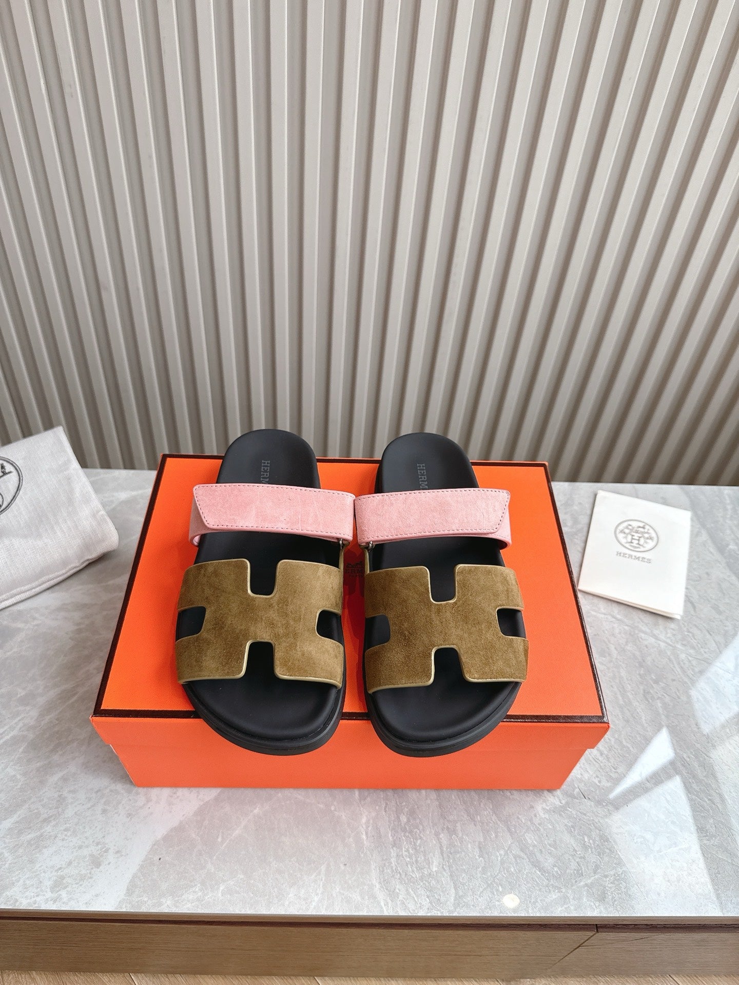 HEM101 Designer women Slippers sandals shoes for women mix color shoes high quality size 35 to 42
