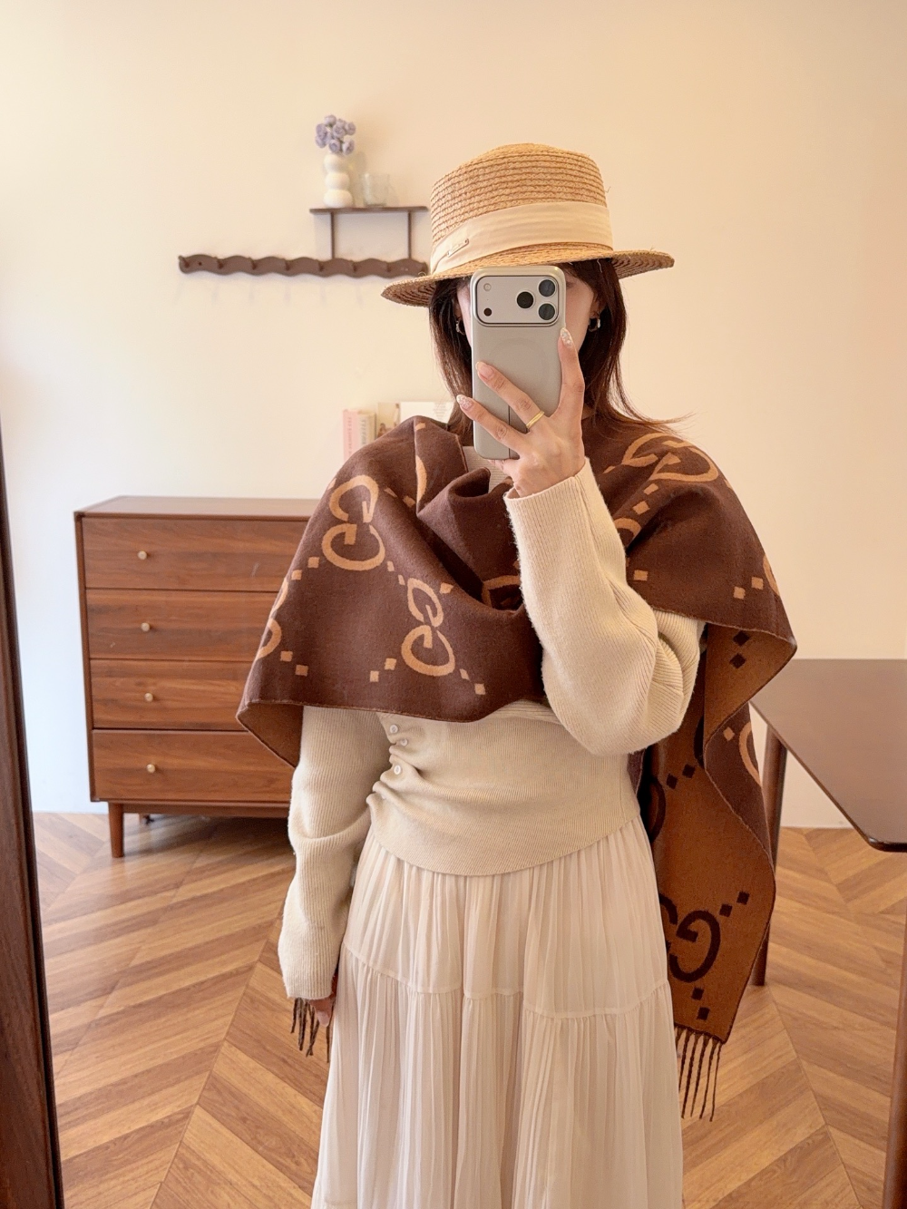 GEM190 new arrive  Hot sale brown deep blue color fashion beautiful  scarf  for woman gift  to choose size 180*45cm