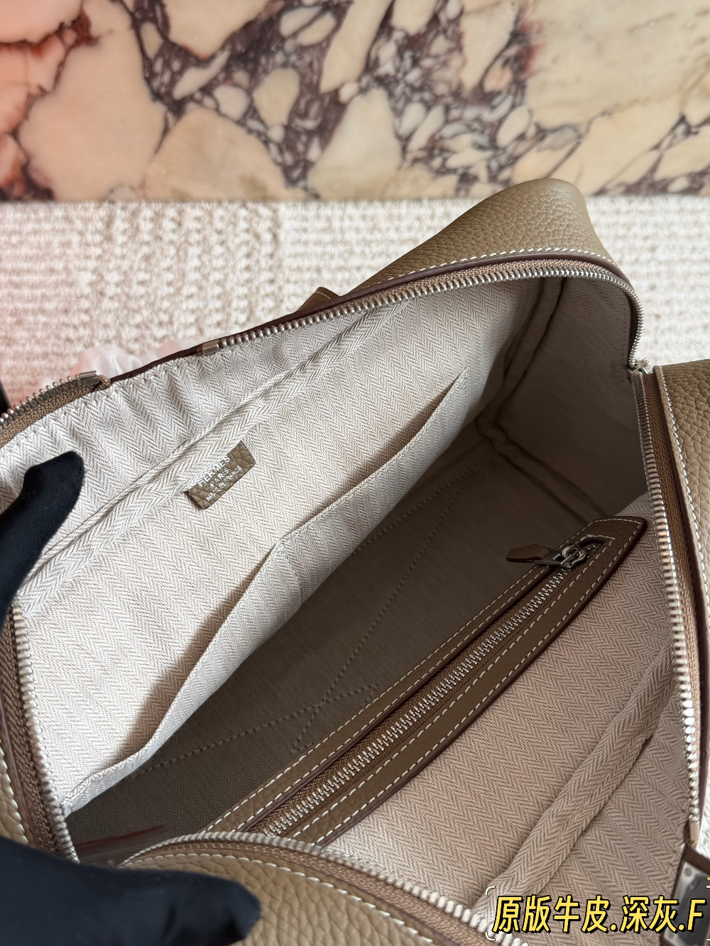 HEM145 New arrive fashion dark coffee brown caramel elephant gray bag for woman hands bag beautiful gift to choose gift  36*20cm