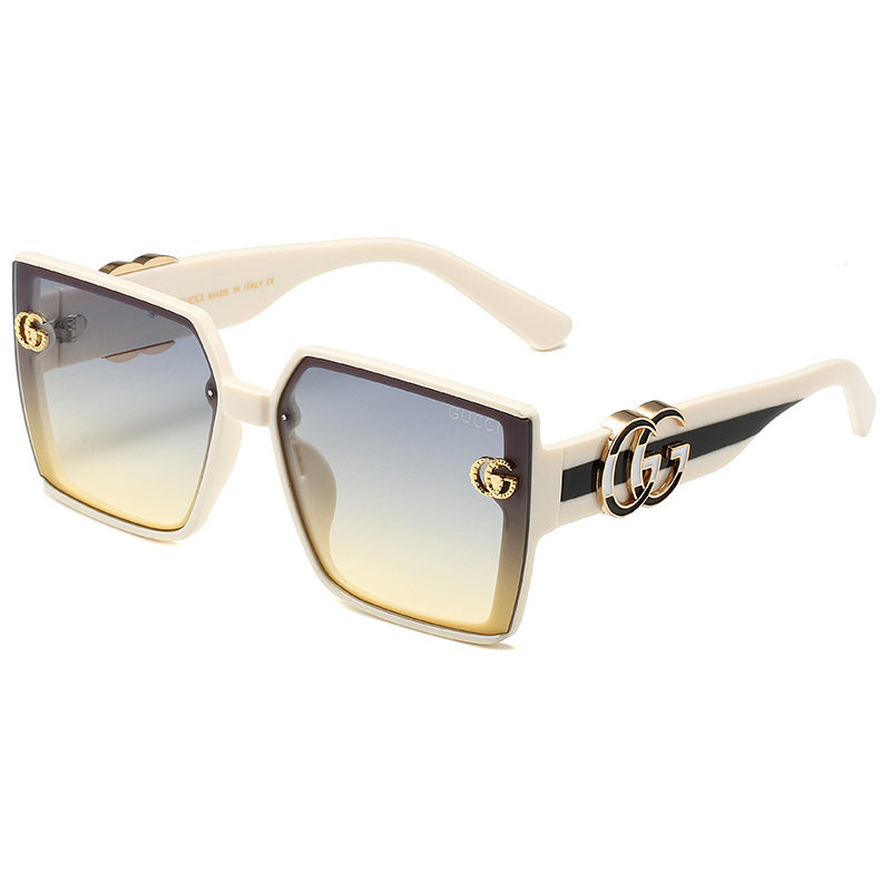 GEM131 Designers Men Classic Brand Retro women Sunglasses  Eyewear Metal Frame Sun Glasses Woman glass lenses aviator sunglasses With box