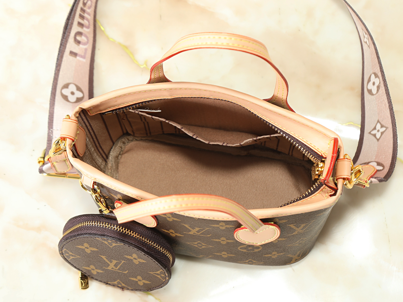 LEM437 New arrive fashion brown bag for woman hands bag beautiful gift to choose gift 24 x 14 x 9cm