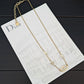 DEM287  New Arrive Fashion  with Diamond Stars Pearl  Necklce for Woman Brass Material Jewelry To Choose Gift
