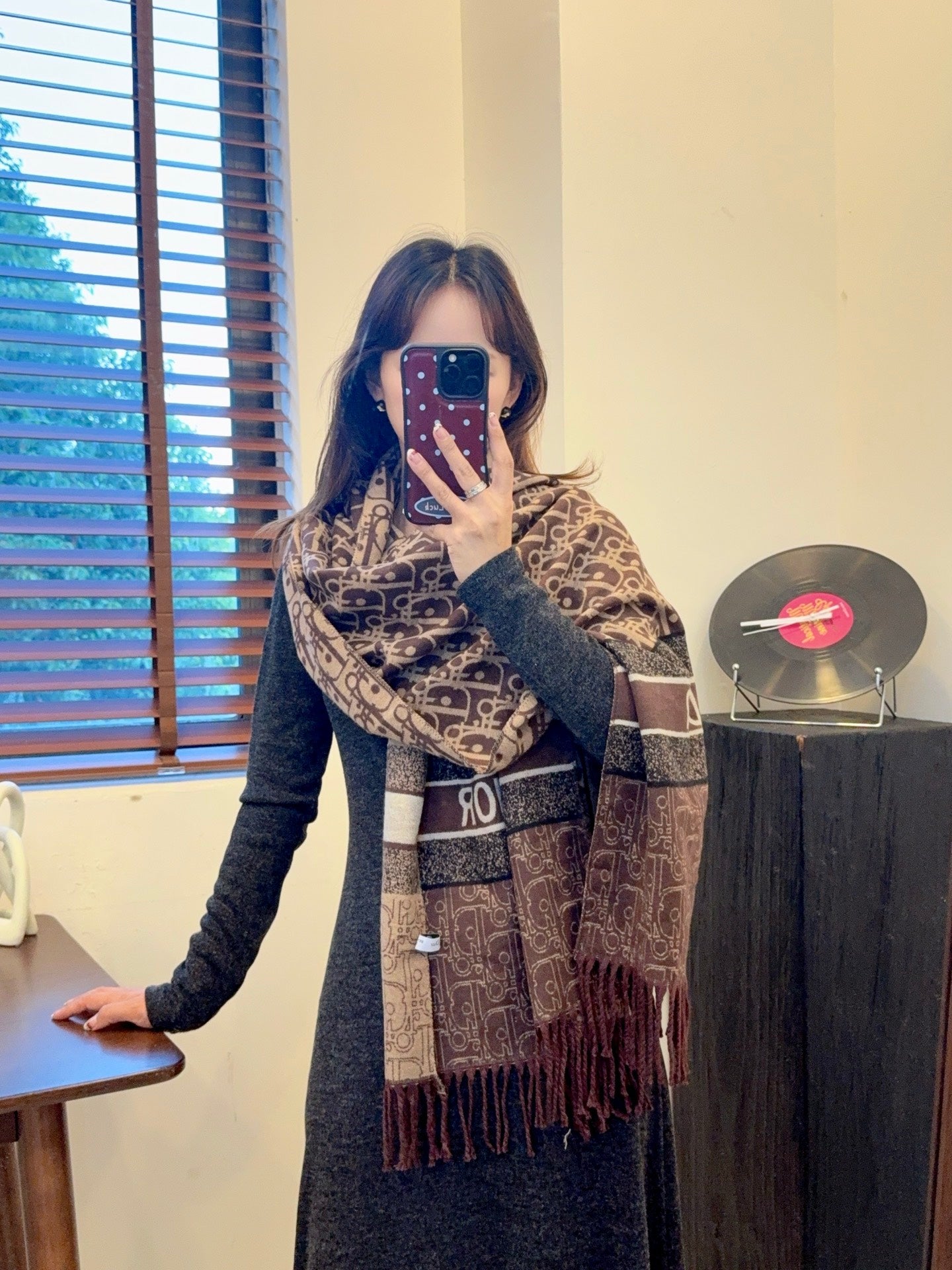 DEM233 Classic Plaid Luxury Designer Scarf 100% Cashmere Tassel Designers Scarves Scarfs Shawl Sciarpa For Winter Womens and Mens 65*180cm