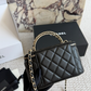 CEM308 New arrive fashion black white gold silver pink red wine bag for woman hands bag beautiful gift to choose gift 19cm