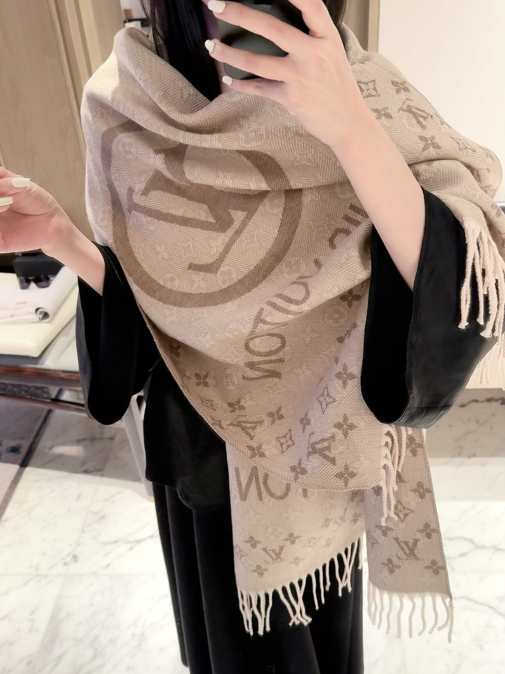 LEM605 new arrive  Hot sale brown apricot color color fashion beautiful  scarf  for woman gift  to choose