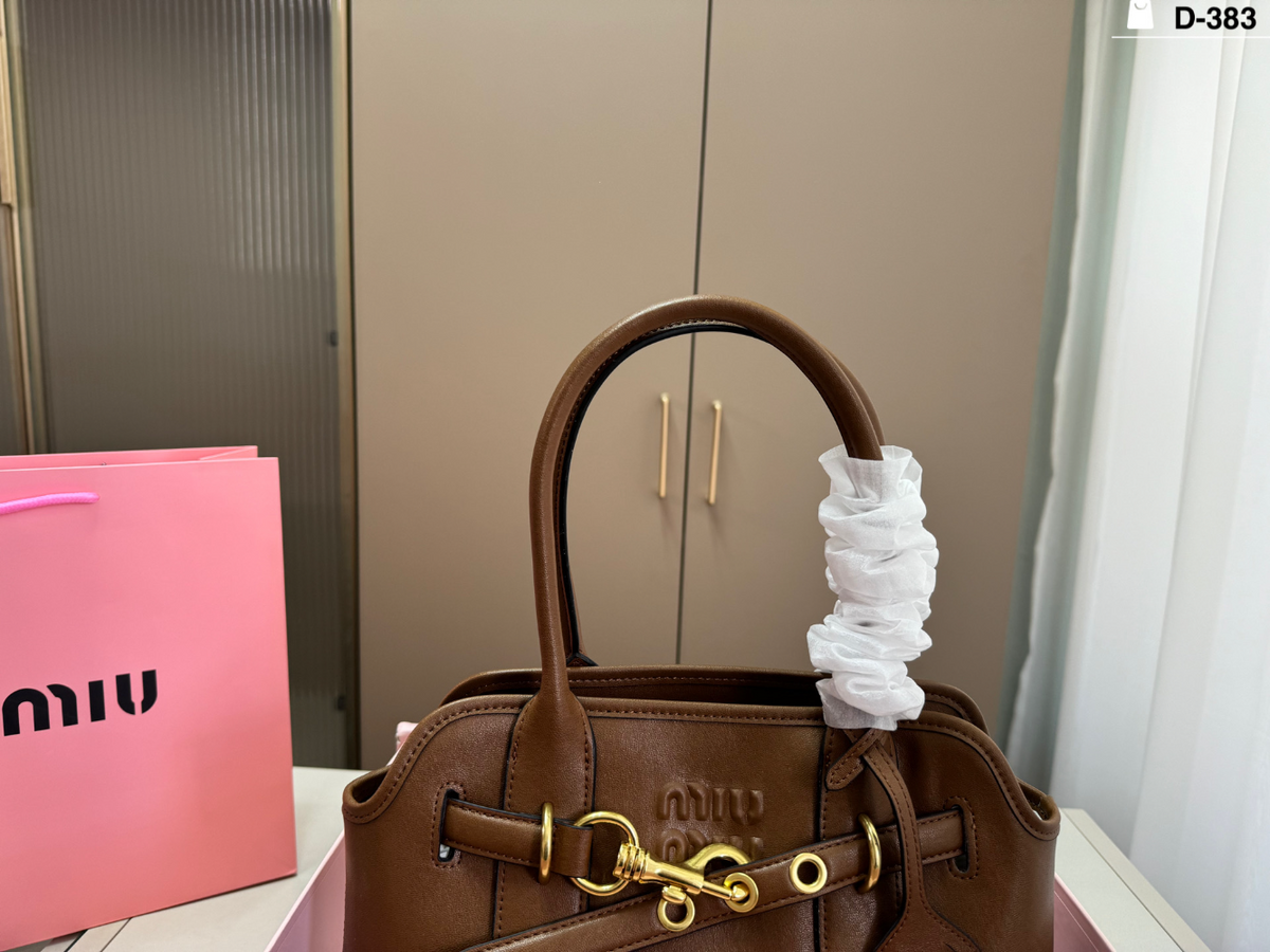 MIU07 New arrive fashion black brown coffee beige bag for woman hands bag beautiful gift to choose gift 30*21cm