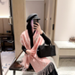 FEM29 new arrive  Hot sale black pink color fashion beautiful  scarf  for woman gift  to choose size 45*210cm