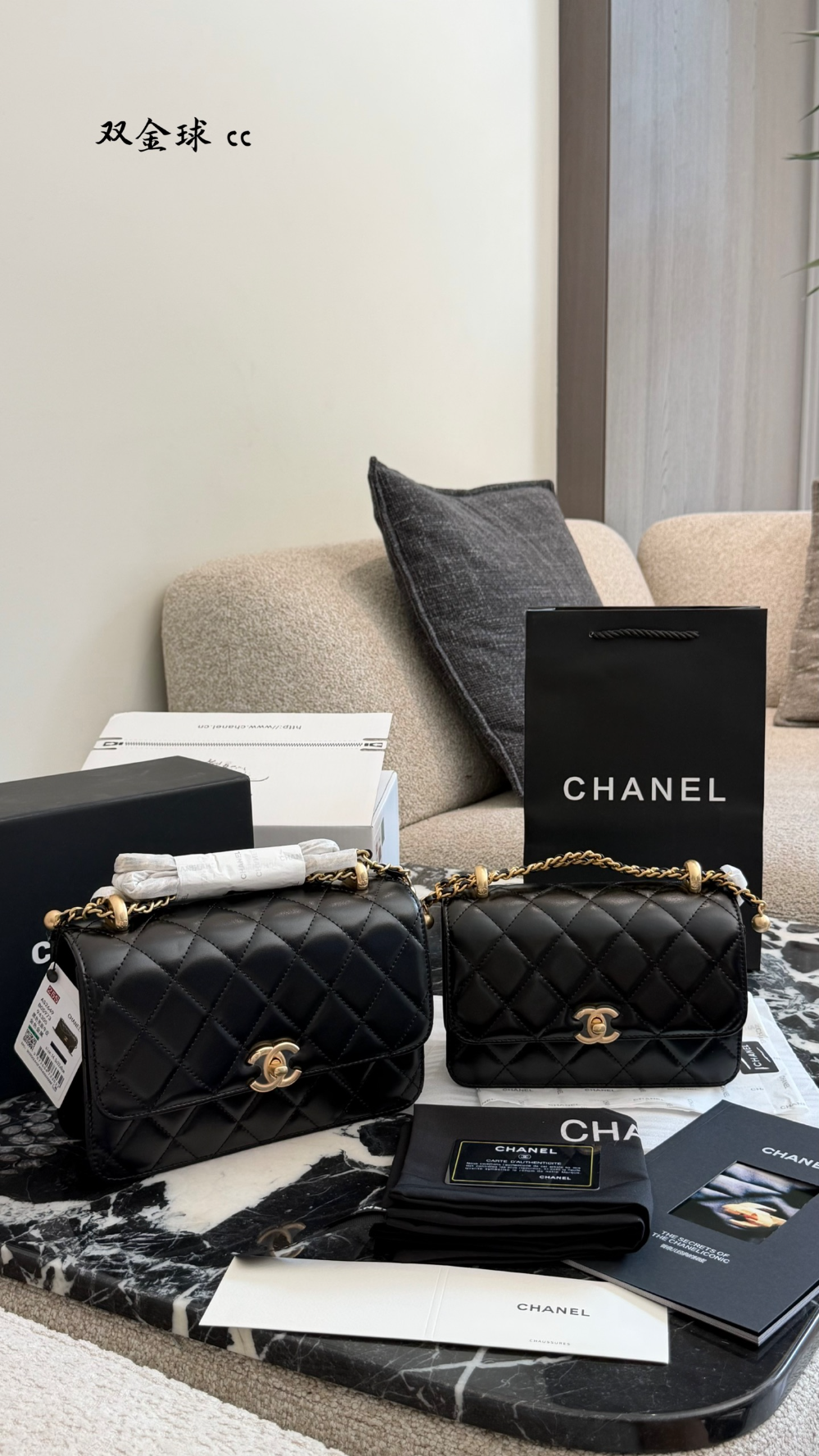 CEM385 New arrive fashion black white color bag for woman beautiful gift to choose 2 size