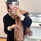 DEM335 new arrive  Hot sale yellow brown color fashion beautiful  scarf  for woman gift  to choose size 180*60cm