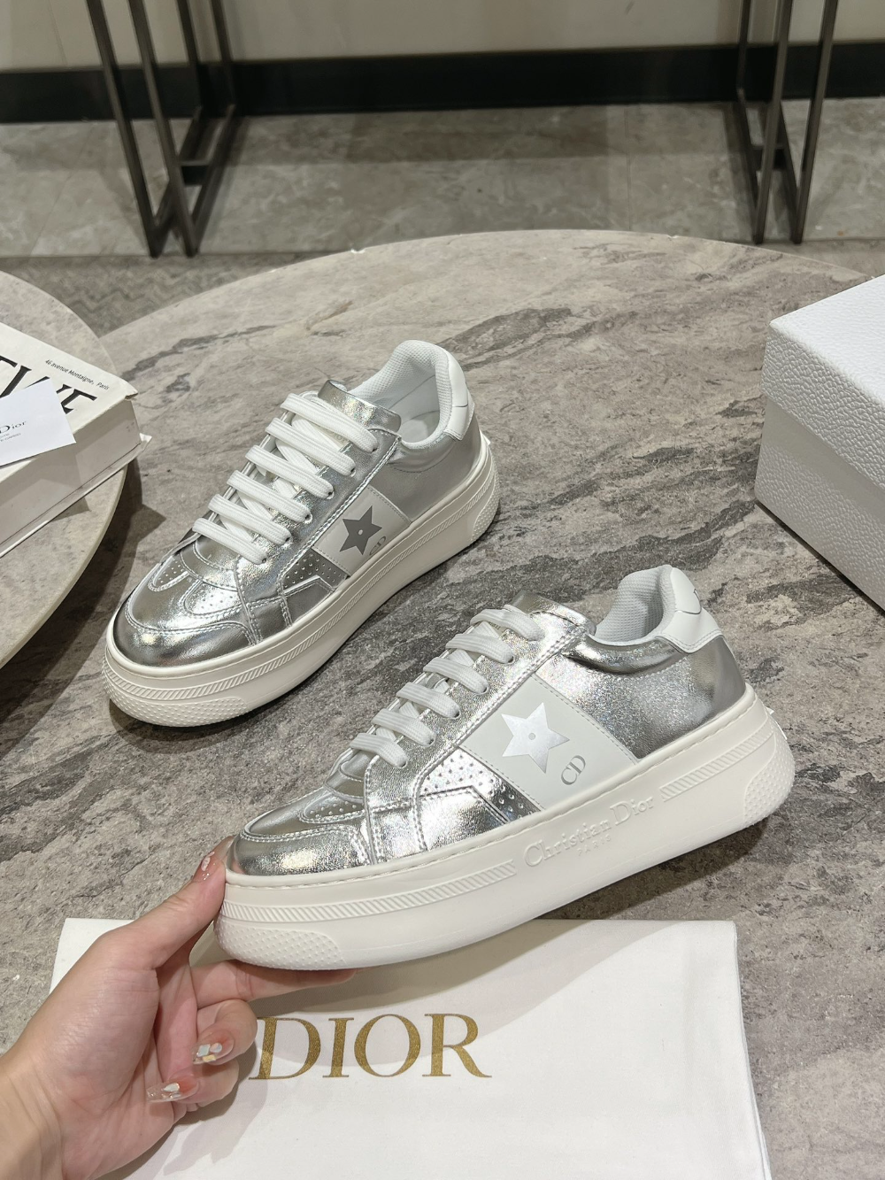 DEM322 New arrive classic fashion gold silver white khaki color shose for woman lover shose color  beautiful gift to choose