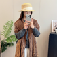DEM329 new arrive  Hot sale brown black color fashion beautiful  scarf  for woman gift  to choose size 180*45cm