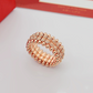 MEN21 New Classic Ring Brand Designer Titanium Steel Ring Gold Ring Women Mens Ring Love Promise Jewelry  #6 #7 #8 #9