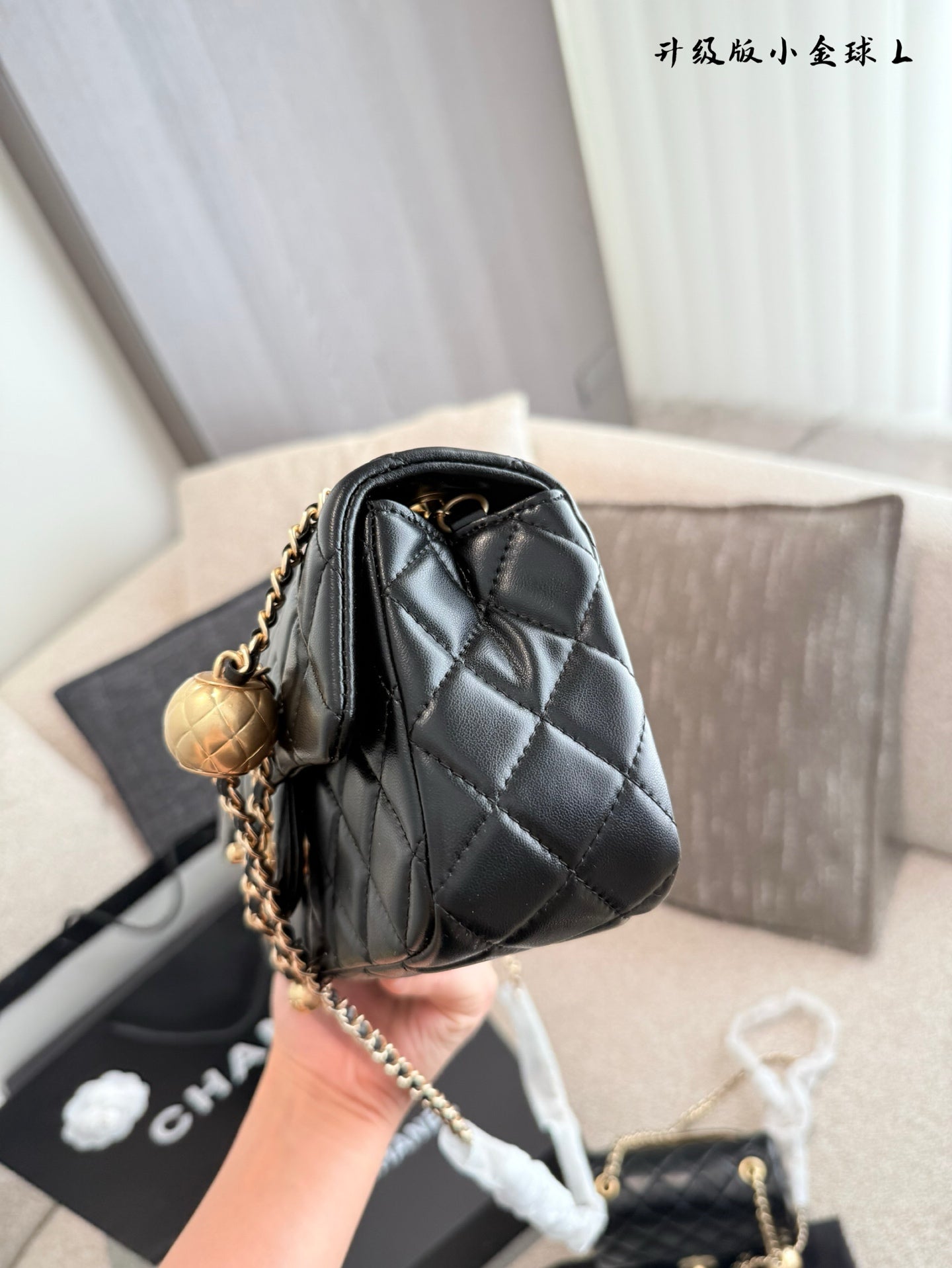 CEM243 New Designer Lambskin Leather Quilted Tabby Handbags Gold Hardware Chains Letter C Hasp Shoulder Bag