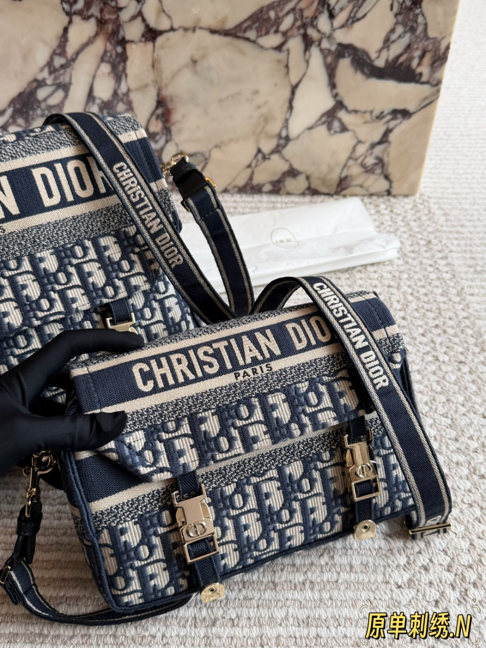 DEM388 New arrive fashion deep blue grey bag for woman hands bag beautiful gift to choose gift 2 size
