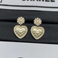 CEM212  New Arrive Fashion  Hot Sale  with Diamond Heart Earring  for Woman Jewelry To Choose Gift