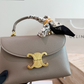 CLEM50 New arrive fashion black grey bag for woman hands bag beautiful gift to choose gift  20x13cm