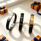 LEM567 New trendy three-dimensional metal letter bracelet a pair of ladies' accessories for couples
