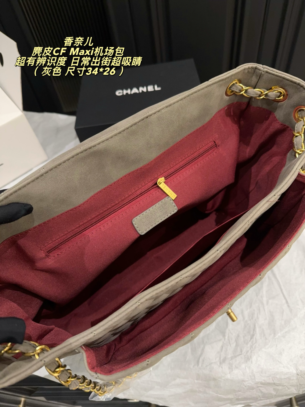 CEM304 New arrive fashion black brown khaki coffee grey bag for woman hands bag beautiful gift to choose gift 34*26cm