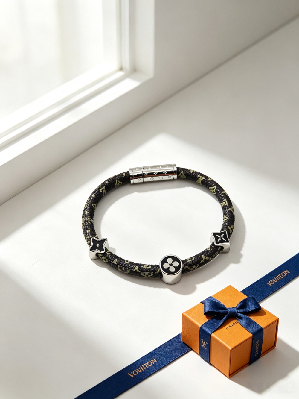 LEM584 Designer bracelet - available in three colors of gold silver and rose gold A fashionable piece of jewelry with personalized touch as a gift