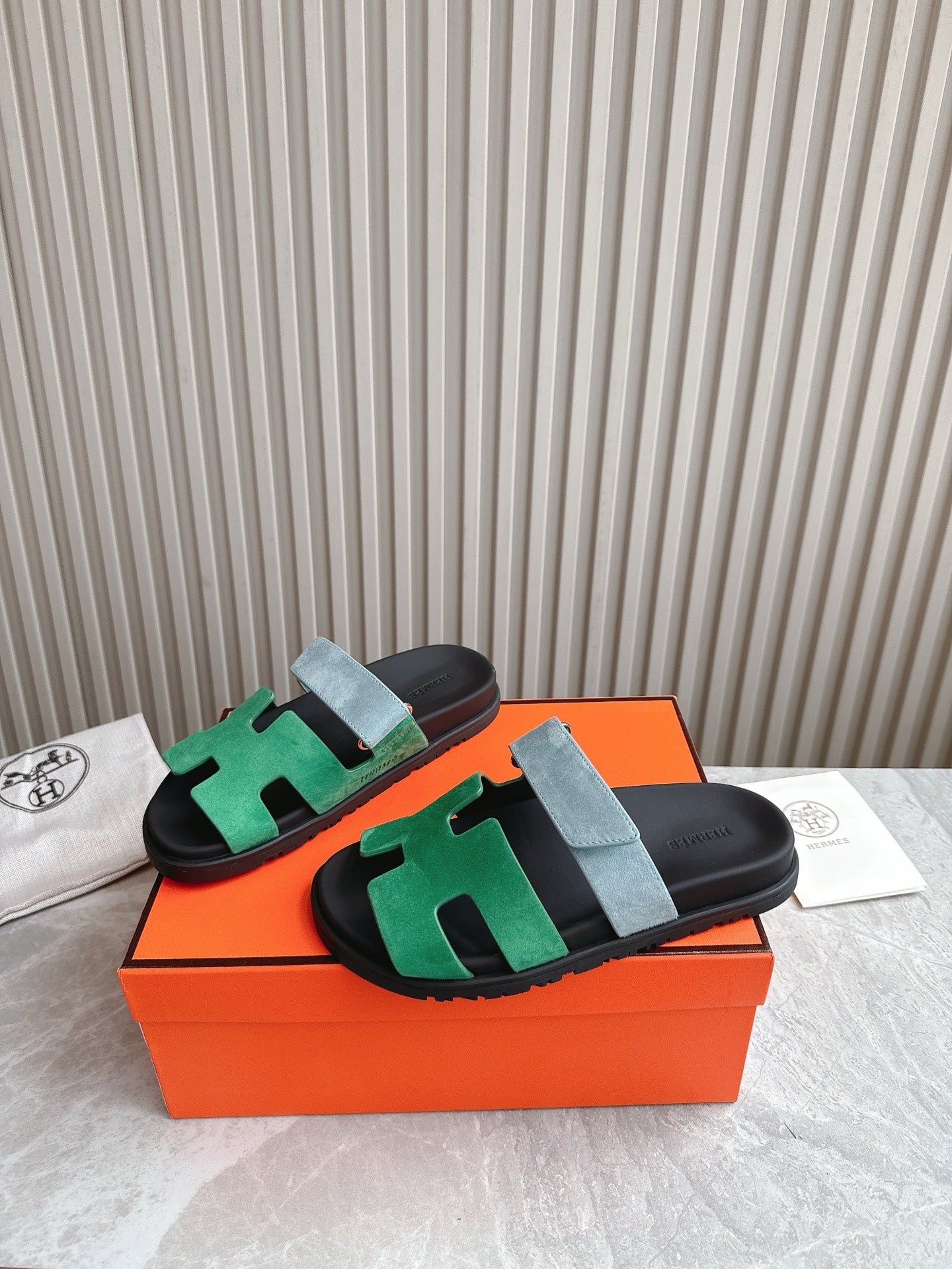 HEM101 Designer women Slippers sandals shoes for women mix color shoes high quality size 35 to 42