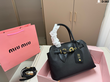 MIU07 New arrive fashion black brown coffee beige bag for woman hands bag beautiful gift to choose gift 30*21cm
