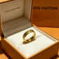 LEM573 New Classic Ring Brand Designer Titanium Steel Ring Gold Ring Women Mens Ring Love Promise Jewelry