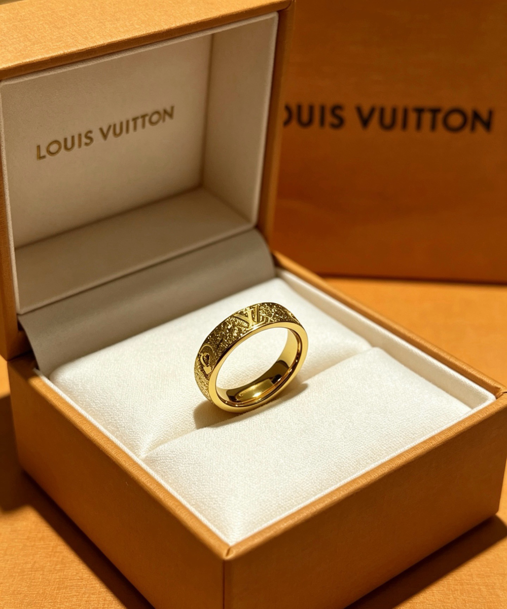 LEM573 New Classic Ring Brand Designer Titanium Steel Ring Gold Ring Women Mens Ring Love Promise Jewelry