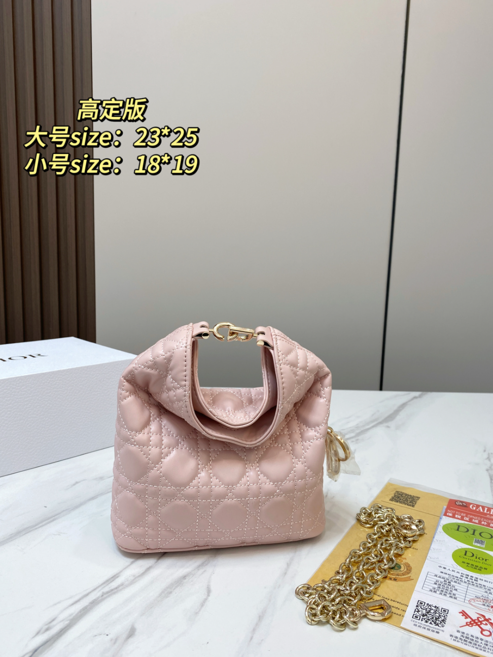 DEM360 New arrive fashion black white blue red khaki pink color bag for woman beautiful gift to choose 2 size