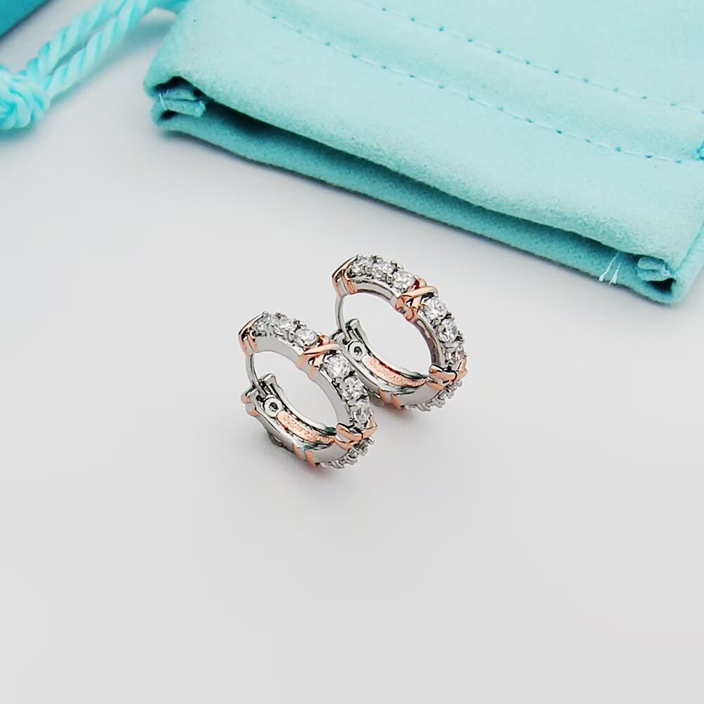 TEM21 designer earring top quality stud fashion stud earrings woman designer earring multi colors t letter women dia wedding gifts jewelry