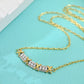 TEM32  New Arrive Fashion  with Diamond X Necklce for Woman Jewelry To Choose Gift