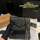 SEM11 New arrive fashion black bag for woman hands bag beautiful gift to choose gift 23*15cm