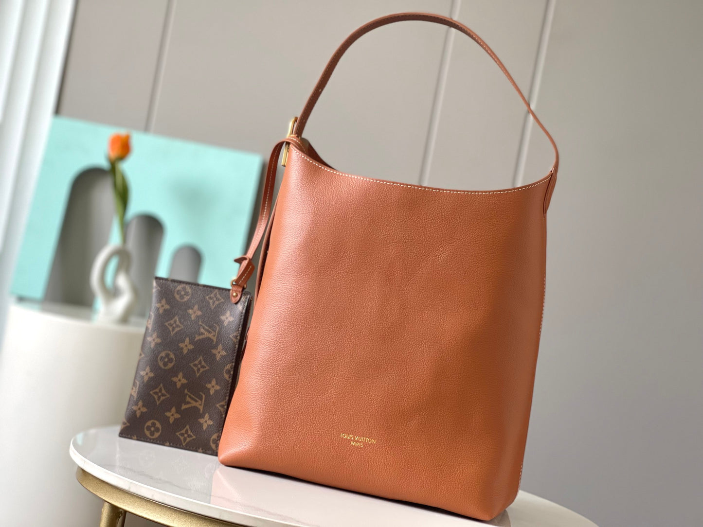 LEM346 Original Epsom Head  top quality bag New Genuine Leather Women's Crossbody Stewardess