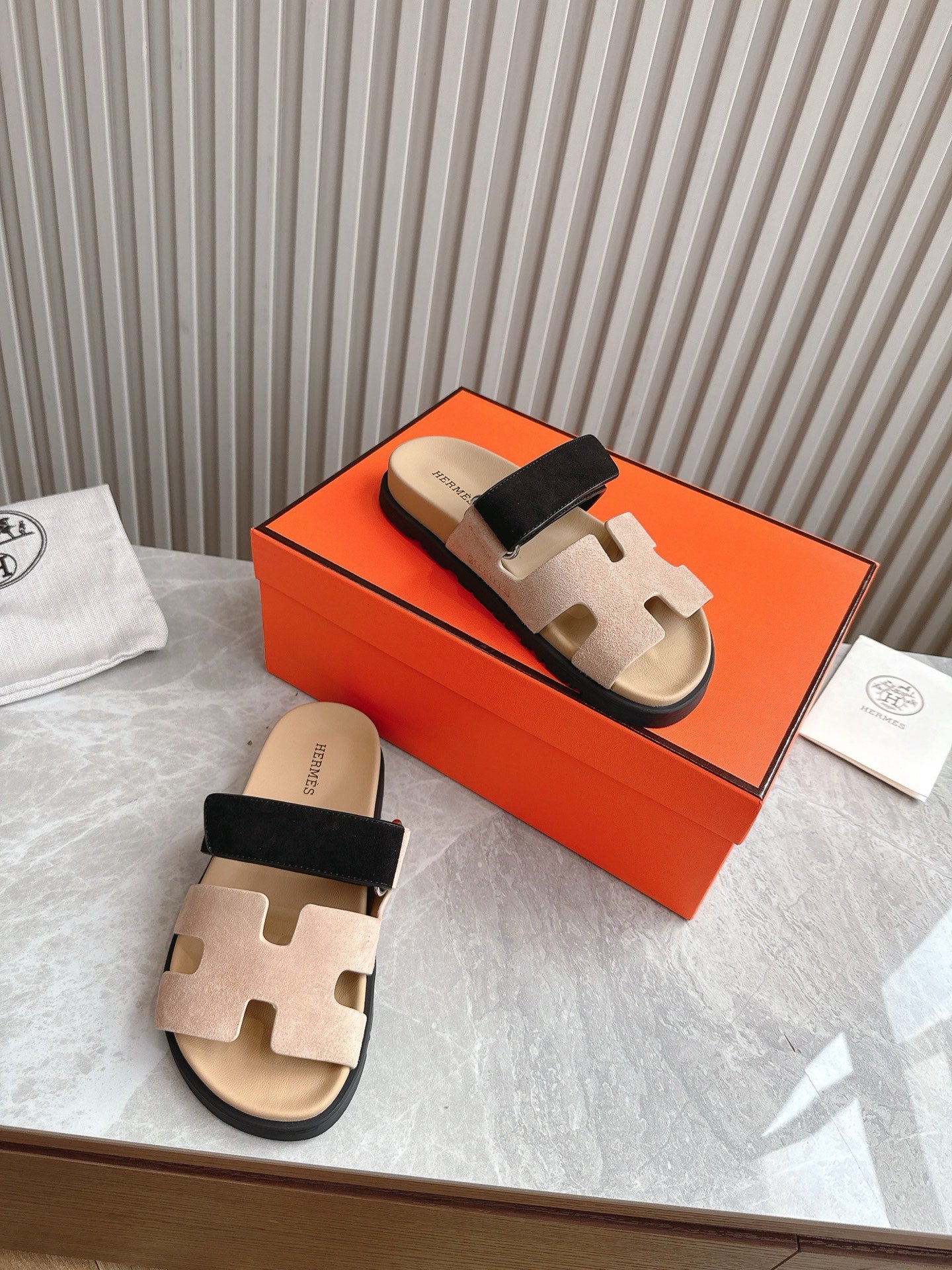 HEM101 Designer women Slippers sandals shoes for women mix color shoes high quality size 35 to 42
