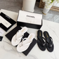 CEM338 New arrive fashion black white shose for woman beautiful Slippers gift to choose