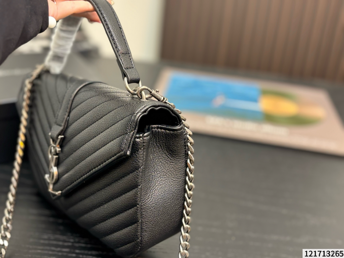 YLEM31 New arrive fashion black white yellow bag for woman hands bag beautiful gift to choose gift 25*19cm