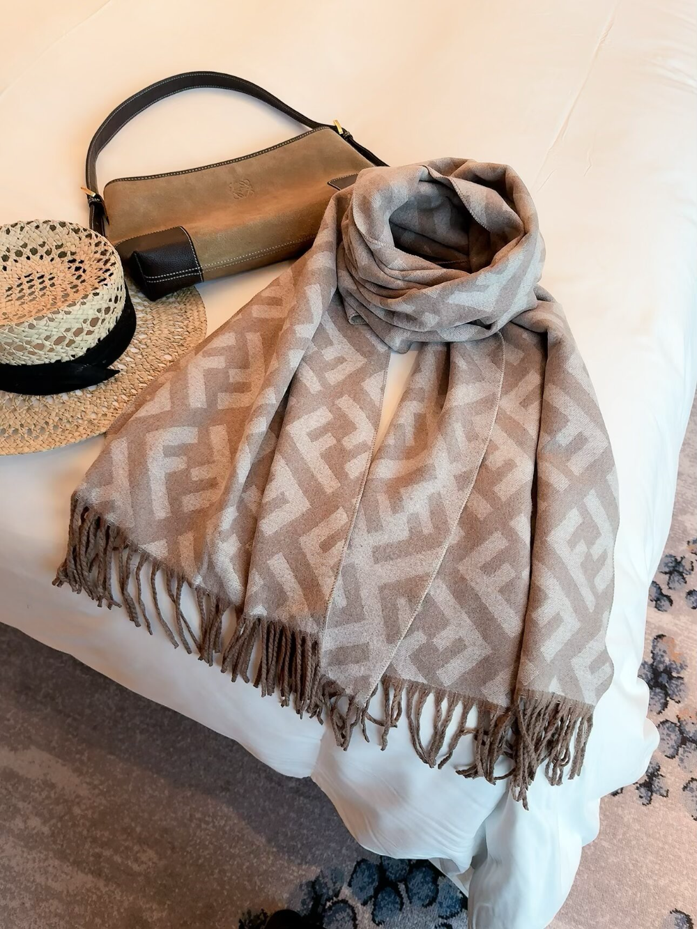 FEM35 new arrive  Hot sale brown color fashion beautiful  scarf  for woman gift  to choose 60x180cm