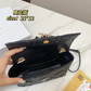 DEM361 New arrive fashion black white  red blue khaki  pink yellow color bag for woman beautiful gift to choose size 21*12cm