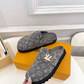 LEM451  Designer women Slippers sandals shoes for women high quality size 35 to 41