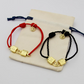 LEM471 New trendy open-style bracelet - Metal lock letter wristband - Women's couple accessory