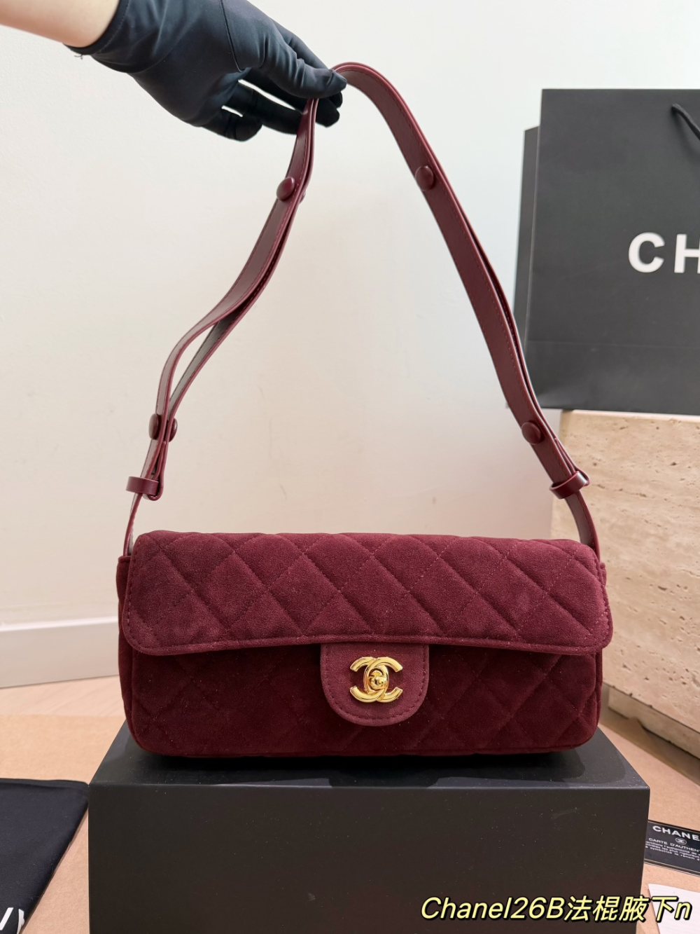 CEM486 New arrive fashion black red khaki bag for woman hands bag beautiful gift to choose gift 25*11cm